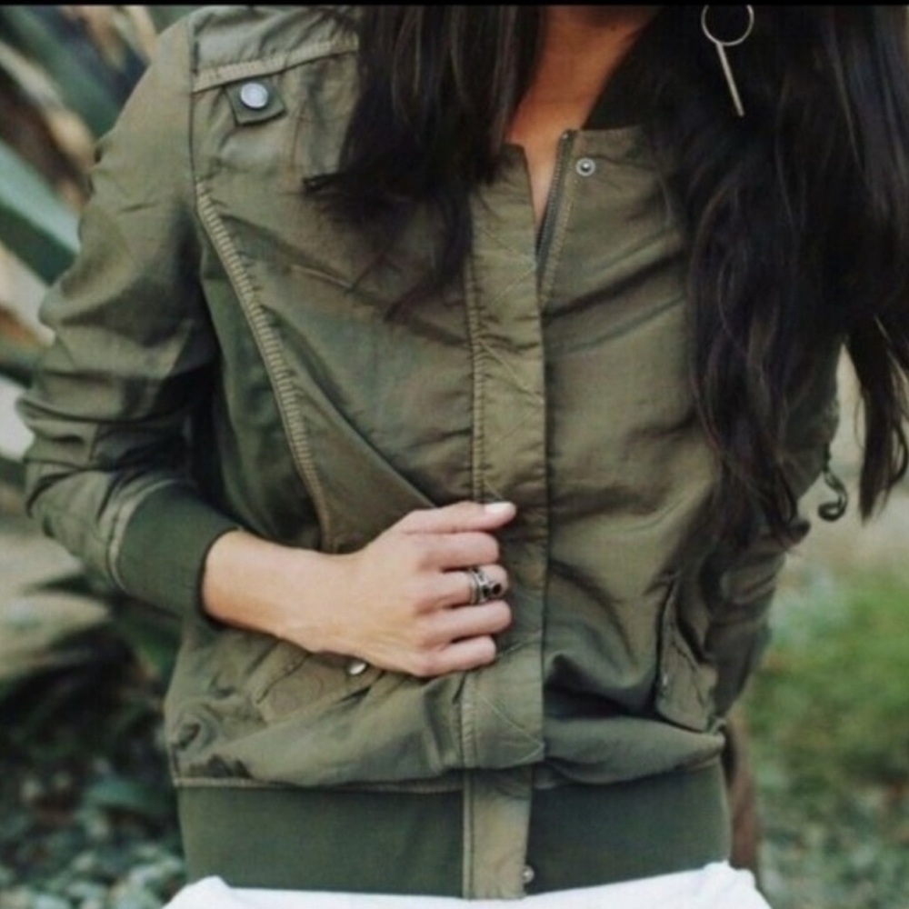Anthropology, Marrakech Olive Green Women's Jacket Size Small
